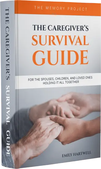Cover of a caregiver handbook included with the package