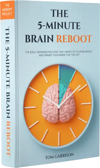 Cover of a morning routine guide included with the package