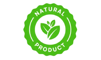 Label stating the formula uses naturally sourced ingredients