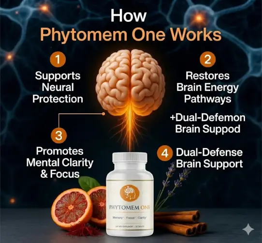Visual overview of the supplement composition in Phytomem One